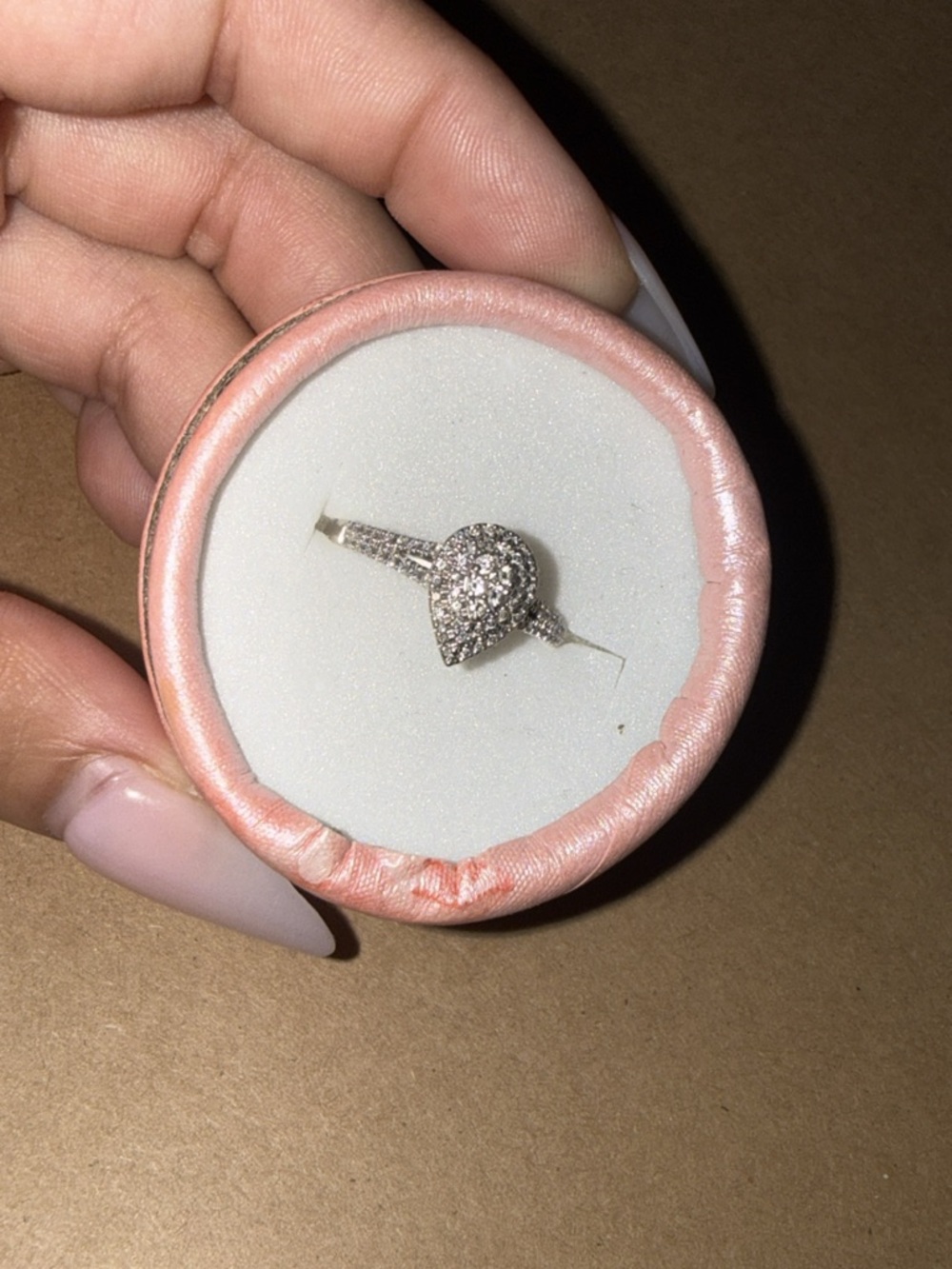 Silver Teardrop Pavé Ring - Michael Hill